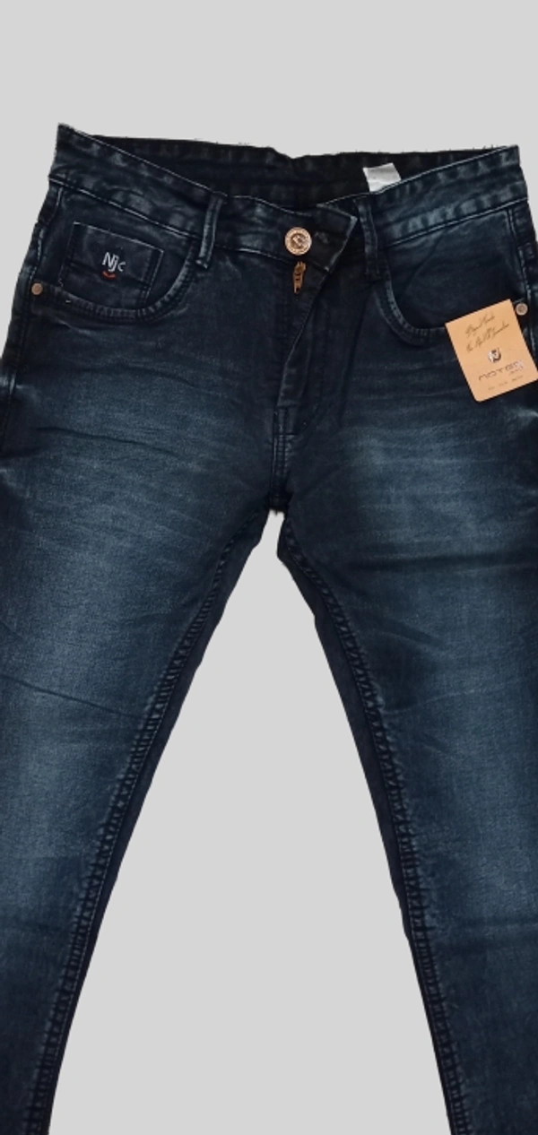 NOTES PREMIUM Plus Dark Blue Mens Jeans  - Navy Blue, 30