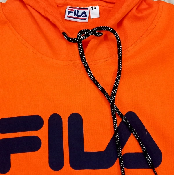 FILA COPY CLEAR MENS HOODIES  - Red Orange, M