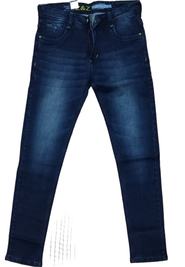 Z&Z Denim Premium Dark Blue Mens Jeans - Blue, 32