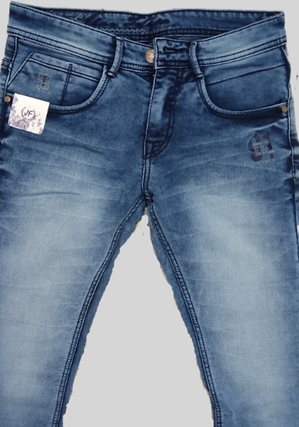 JHON FELIPE JF Mens Blue Jeans  - Royal Blue, 30
