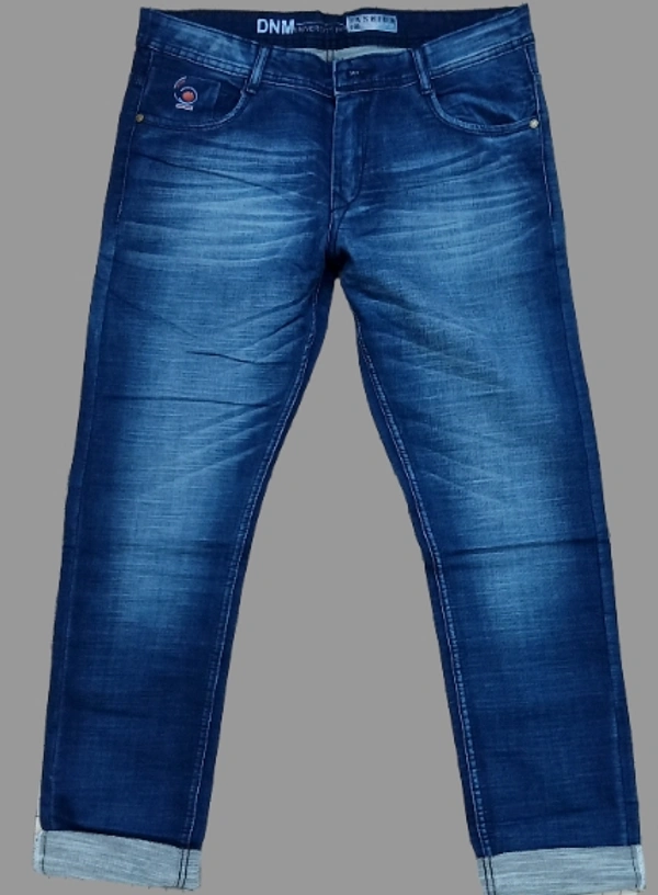 NOTES PREMIUM Plus Blue Mens Jeans  - Blue, 34