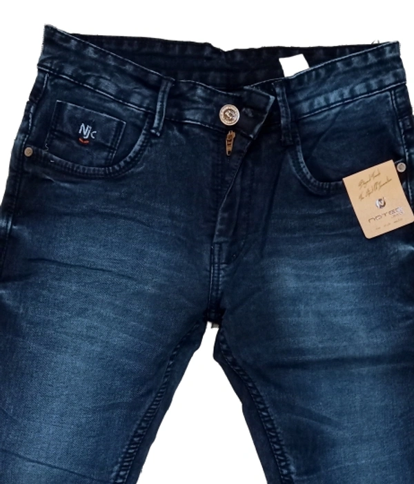 GROW WIN Casual Mens Jeans  - Navy Blue, 32