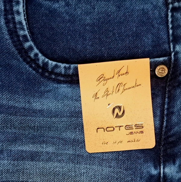 NOTES PREMIUM Black Mens Jeans  - 30, Dark Blue