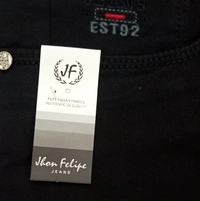 JHON FELIPE JF Mens Black Jeans  - Black, 34