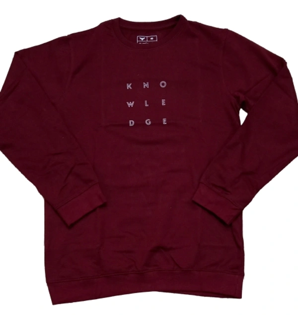 YouTurn Maroon Trending Full Sleeve TSHIRT  - Maroon, 40