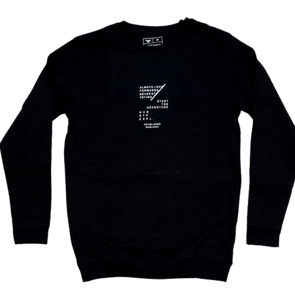 YouTurn Men Black Trending Full Sleeve TSHIRT  - Black, 38