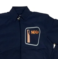 NUEVO ESTILO Mens Trending Jacket  - Navy Blue, XL