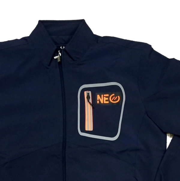 NUEVO ESTILO Mens Trending Jacket  - Navy Blue, XL