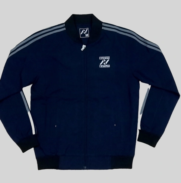 NUEVO ESTILO Mens Trending Jacket  - Navy Blue, M