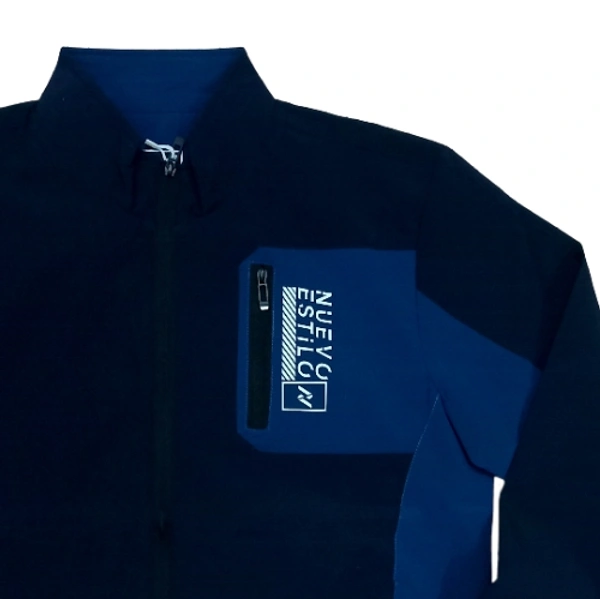 NUEVO ESTILO Trending Mens Winter Jacket  - Navy Blue, L