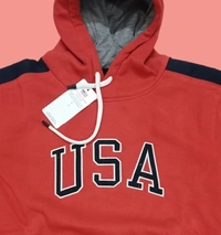 U.S. Polo First Sport Trending Mens Hoodies  - Guardsman Red, XL