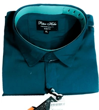 PETER HUBS PREMIUM Mens PETER HUBS PREMIUM Men Trending SHIRT  - Midnight Blue, L