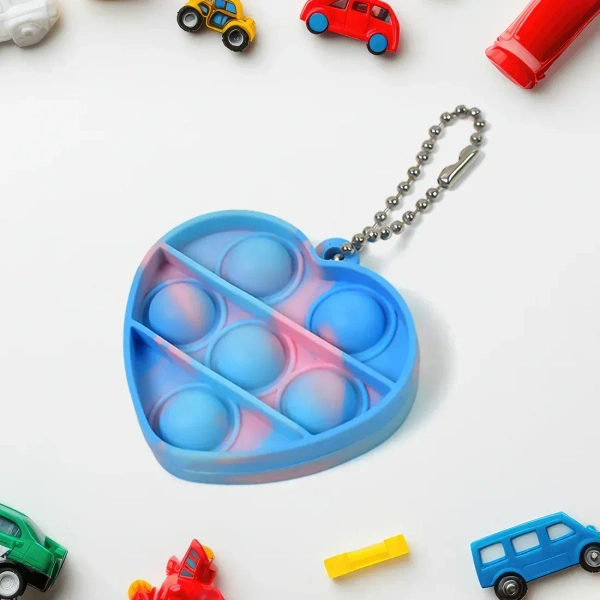 Fidget Toys for Kids Mini Keychain (2 Pc / Mix Color & Design)