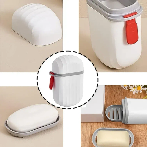 Stylish & Practical Soap Holder – Capsule Soap Box (1 Pc) - EASY RETURN