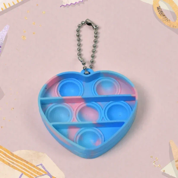 Fidget Toys for Kids Mini Keychain (2 Pc / Mix Color & Design)