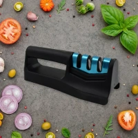 Kitchen Knife Sharpener – Handheld for Chefs & Serrated Knives (1 Pc) - EASY RETURN