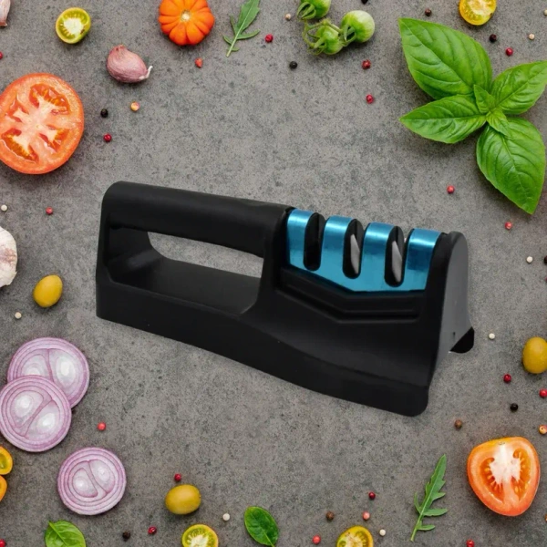 Kitchen Knife Sharpener – Handheld for Chefs & Serrated Knives (1 Pc) - EASY RETURN