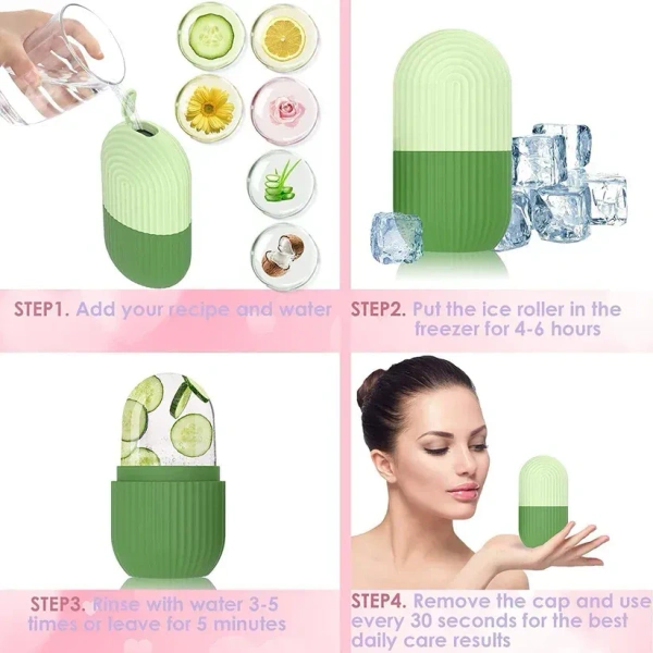 Beauty Ice Roller for Face & Eye Massager (Reusable, Loose) pack of 1 - EASY RETURN