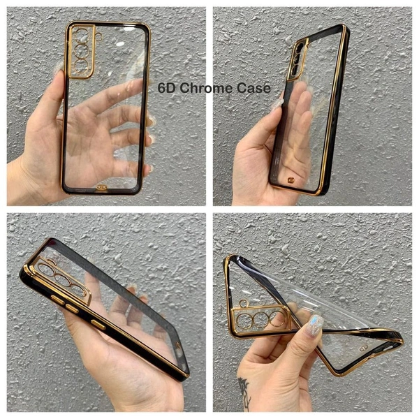 6D Chrome Soft Case for Redmi 10 Power – Stylish & Protective