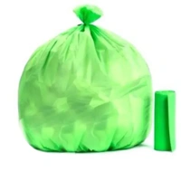 Bio-degradable Eco Friendly Garbage / Trash Bags Rolls (24" x 32") (Green) - No  Return