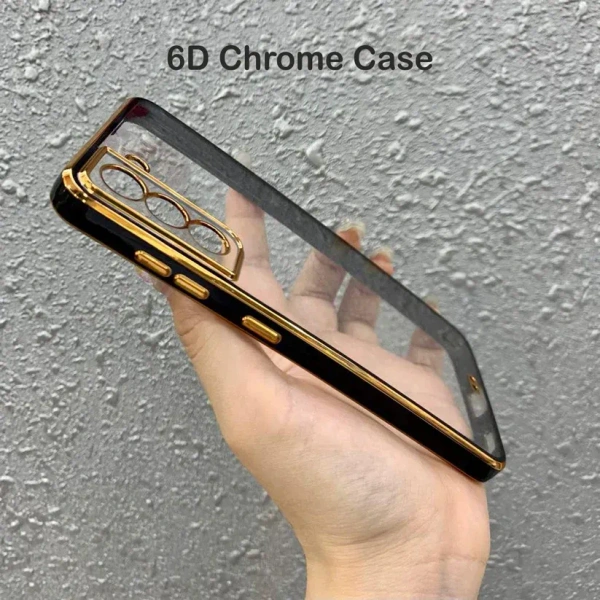 6D Chrome Soft Case for Redmi 10 Power – Stylish & Protective