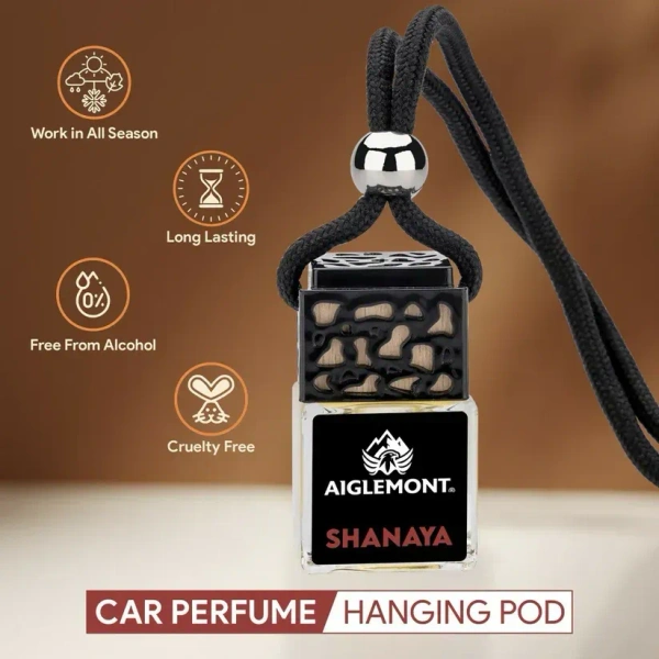 Aiglemont's Aqua Fresh Car Perfume Hanging Pod | Car Air Freshener | Car Accessories - YES, SHANAYA
