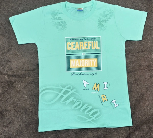 kids summer t shirt boyes size 8 - green, 7-8