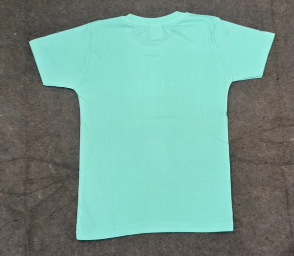 kids summer t shirt boyes  - MINT GREEN, 6-7
