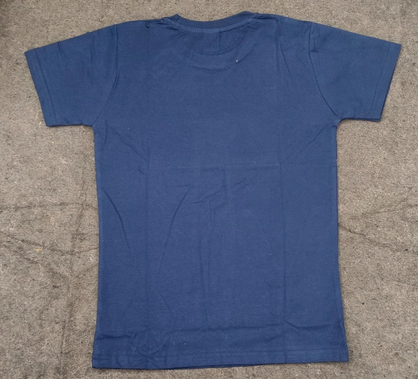 kids summer t shirt   boyes  - navy blue, 9-10