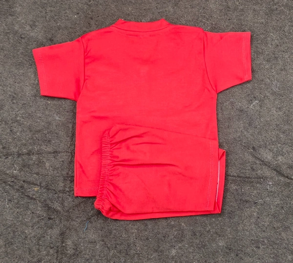 baby bron t shirt  - red, 0-2 month