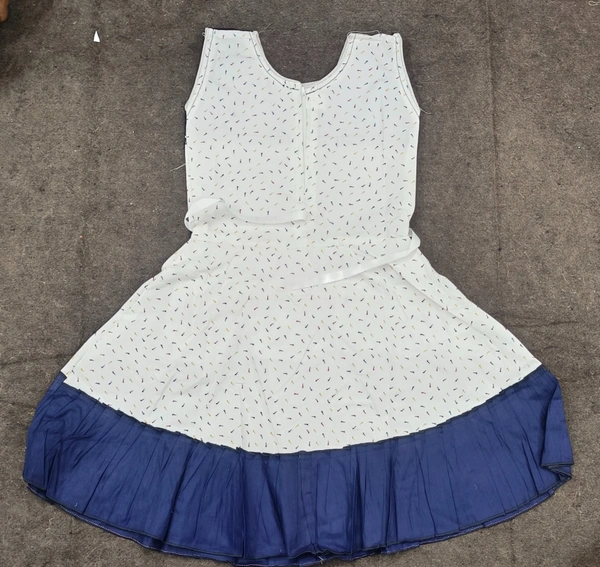  Ethnic Frock - NAVY BLUE, 6-12 MONTH