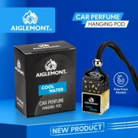 Aiglemont's Cool Water Car Perfume Hanging Pod | Car Air Freshener | Car Accessories - YES, COOL WATER