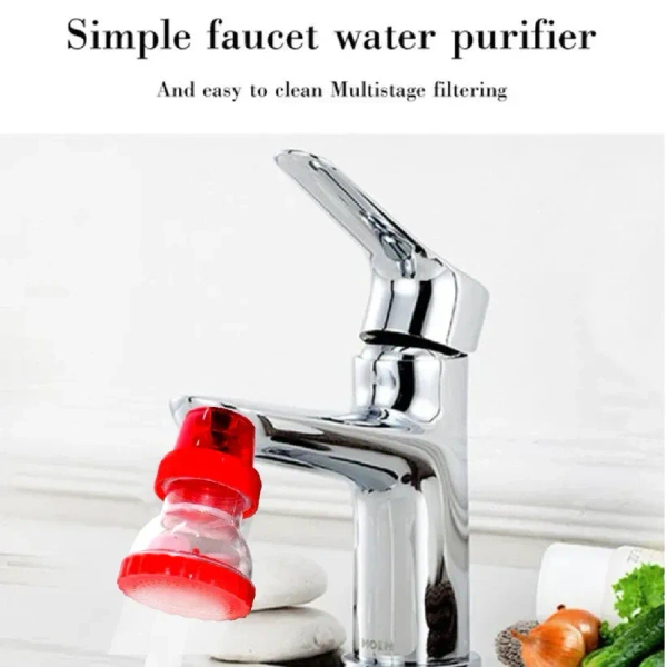Big Plastic 360-Degree Shower Head Faucet - EASY RETURN