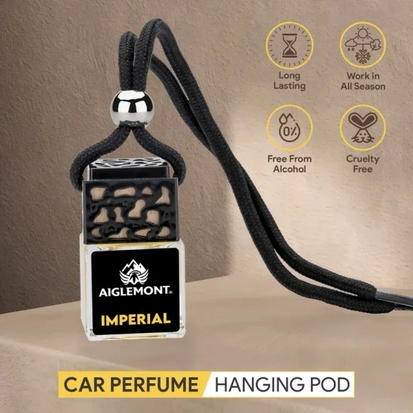Aiglemont's Aiglemont's Imperial Car Perfume Hanging Pod | Car Air Freshener | Car AccessoriesAqua Fresh Car Perfume Hanging Pod | Car Air Freshener | Car Accessories - YES, IMPERIAL