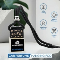 Aiglemont's Remember Car Perfume Hanging Pod | Car Air Freshener | Car Accessories - YES, REMEMBER
