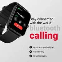 FireBoltt Ninja Call Pro Plus Smart Watch with Bluetooth Calling, Black - YES, BLACK