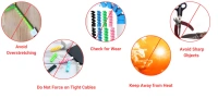 Spiral Charger Spring Cable Protector Data Cable Saver (Pack of 4) - EASY RETURN   4 DAY DELIVERY