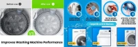 Washing Machine Stain Tank Cleaner Deep Cleaning Detergent Tablet ( 10pc ) - EASY RETURN