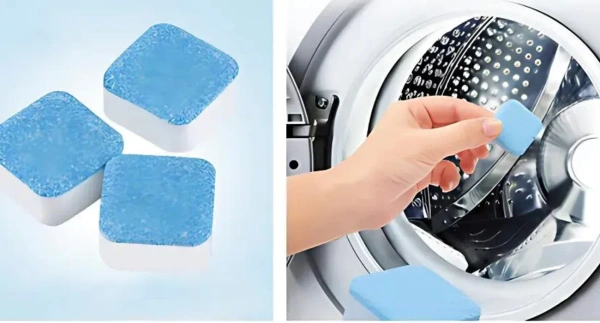 Washing Machine Stain Tank Cleaner Deep Cleaning Detergent Tablet ( 10pc ) - EASY RETURN