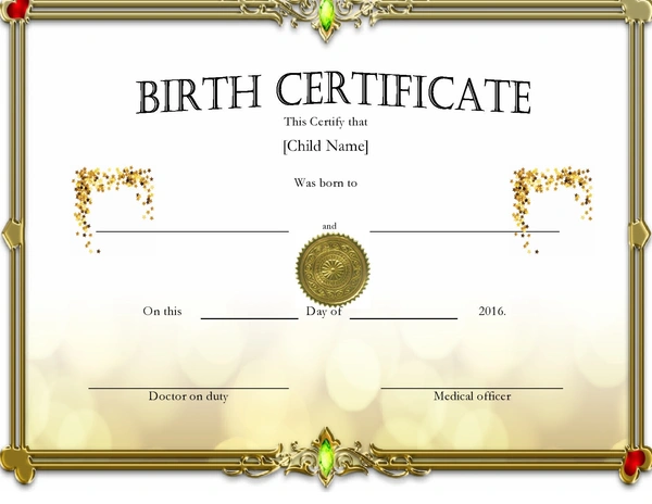 Birth Certificate | जन्म प्रमाण पत्र