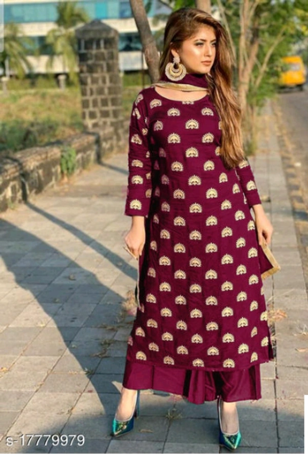 Kurta With Dupatta And Bottomwear,Kurta With Bottomwear,Kurta with Bottomwear