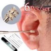 6 Pcs Stainless Steel Ear Pick