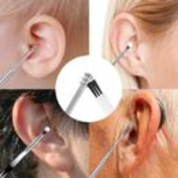 6 Pcs Stainless Steel Ear Pick