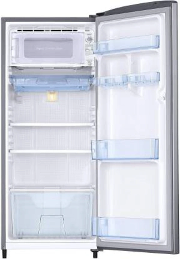 SAMSUNG 192 L Direct Cool Single Door 2 Star Refrigerator  (Gray Silver, RR19A241BGS/NL)