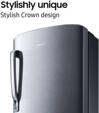 SAMSUNG 192 L Direct Cool Single Door 2 Star Refrigerator  (Gray Silver, RR19A241BGS/NL)