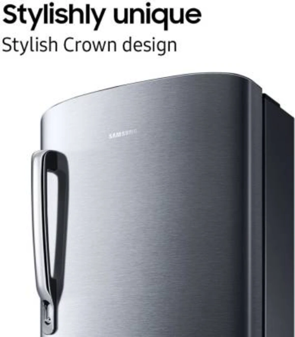 SAMSUNG 192 L Direct Cool Single Door 2 Star Refrigerator  (Gray Silver, RR19A241BGS/NL)