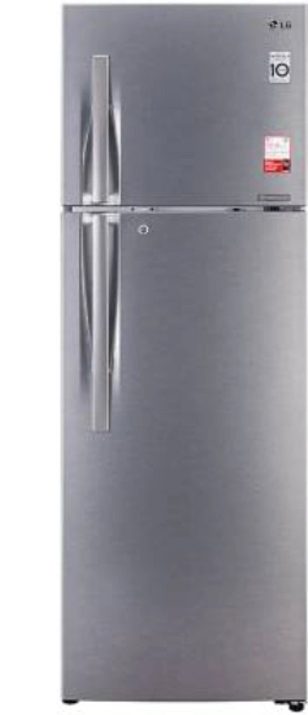 LG 335 L Frost Free Double Door 3 Star Convertible Refrigerator  (Dazzle Steel, GL-T372JDS3)