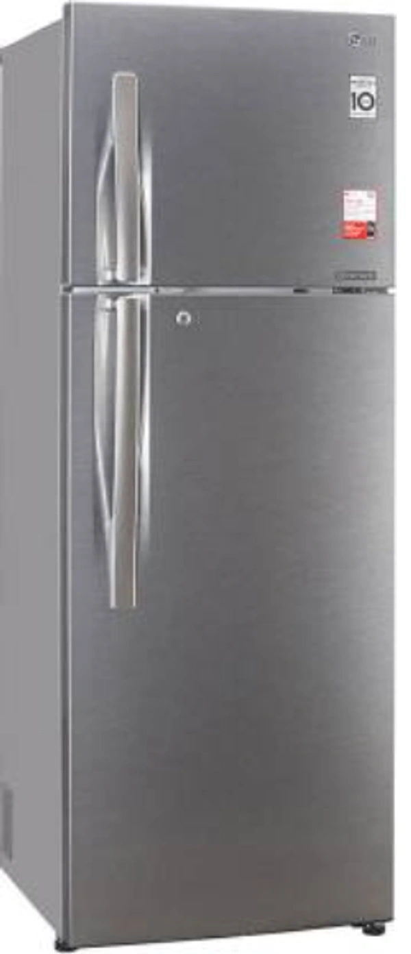 LG 335 L Frost Free Double Door 3 Star Convertible Refrigerator  (Dazzle Steel, GL-T372JDS3)