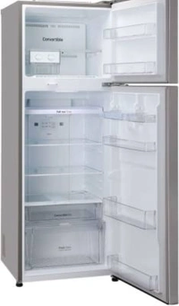 LG 335 L Frost Free Double Door 3 Star Convertible Refrigerator  (Dazzle Steel, GL-T372JDS3)