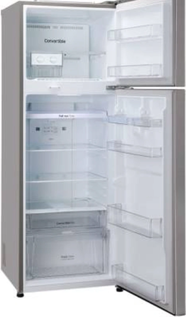 LG 335 L Frost Free Double Door 3 Star Convertible Refrigerator  (Dazzle Steel, GL-T372JDS3)